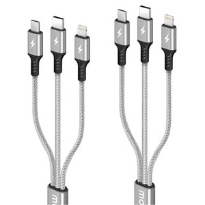 모잇 3in1 멀티 고속충전 케이블