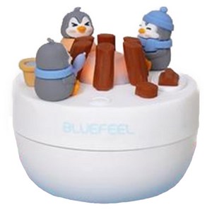 블루필 둥둥 펭귄 힐링 물에 띄우는 휴대용 미니가습기