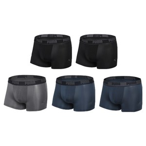 푸마바디웨어 빅사이즈 포함 남성용 소프트메쉬 스킨 인견 드로즈 팬티 5종 세트