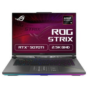 에이수스 ROG 스트릭스 G16 Volt Green 약 16인치에 해당함, 라이젠9, 1TB, 16GB, Free DOS, 2025.04