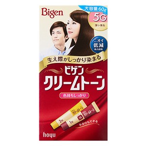 비겐 크림톤 염모제 60g, 5G 진한 밤색, 1개