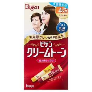 비겐 크림톤 염모제 60g, 4G 자연 밤색, 1개