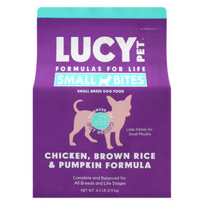 루시펫프로덕츠 전연령 강아지 치킨 현미 앤 호박 LID 스몰바이트 건식사료, 2kg, 닭+호박, 1개