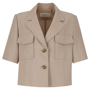 비지트인뉴욕 여성용 스티치 포켓 크롭 자켓 VA5JK90