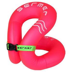 리버폭스 아동용 넥넥베어 물놀이 넥링 튜브 50kg, 36 x 40 cm, 핑크, 1개