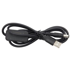컴스 USB 전원 승압 케이블 5V to 12V 0.8A DC 5.5mm TB074