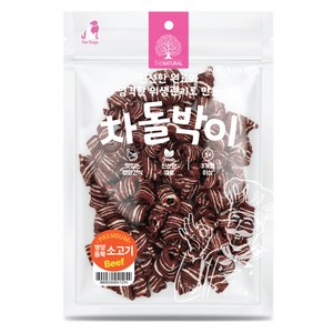 더내추럴 강아지 차돌박이 스테이크 간식, 소고기, 500g, 1개