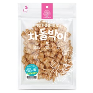 더내추럴 강아지 차돌박이 스테이크 간식, 치킨, 500g, 1개