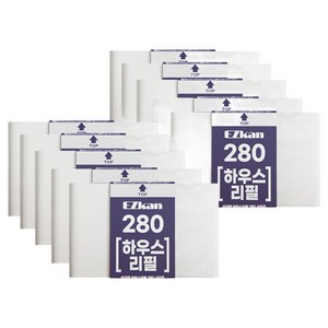 이지캔 하우스 리필 280 기저귀 쓰레기 봉투, 27L, 10개