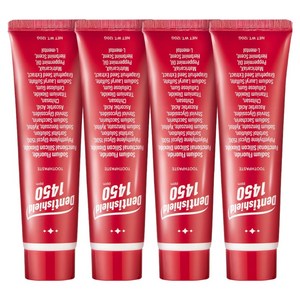 폴메디슨 덴티쉴드 1450 고불소 치약, 120g, 4개