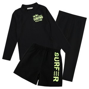 로로샤 아동용 서핀래쉬가드 워터레깅스 서프5부팬츠 3종 세트