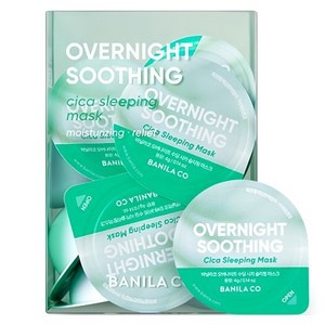 바닐라코 오버나이트 수딩 시카 슬리핑 마스크 트래블 키트, 4g, 12개