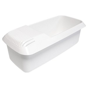 UH홈데코 전자레인지용 파스타 쿠커, 화이트, 1개