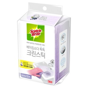 스카치브라이트 쓰리엠 베이킹소다 크린스틱 시트타입 보라색 10p, 1개