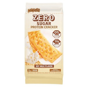 매그리 제로 슈가 프로틴 크래커 두유맛, 500g, 1개