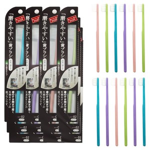 타나베 일본 장인칫솔 미세모 LT-02, 12개입, 1세트