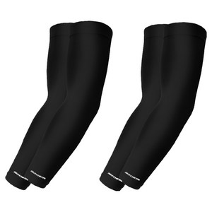 스케쳐스 남녀공용 심리스 쿨링 팔토시 2p, 38.8cm, 블랙, 2개