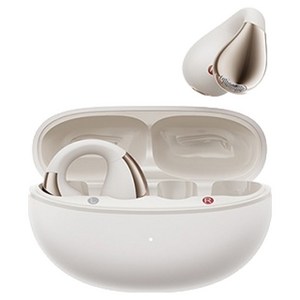 QCY 오픈형 무선 블루투스 이어폰 QCY-CROSSKY T33 APP 화이트 25시간