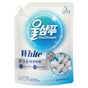 울샴푸 화이트 리필, 1.8L, 1개