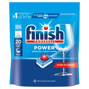 피니시 파워볼 탭스 식기세척기용 세제 17g 20p, 340g, 1개