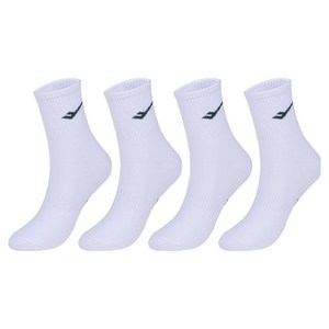 프로스펙스 남성용 컬러로고 중목 스포츠양말, L(255~280m..., 그린, 4개