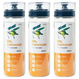 셰프웨어 흐르지 않는 오일병, 600ml, 3개