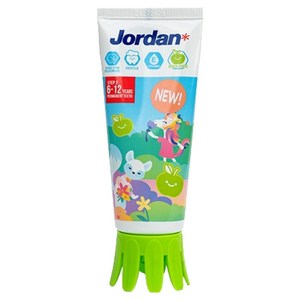 조르단 뉴스텝2 어린이 고불소 치약 청사과향, 90g, 1개