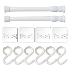 에너바인 욕실 미니 압축봉 2p + 홀더 4p + S고리 6p 세트