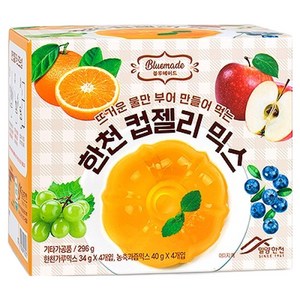 밀양한천 컵젤리 믹스, 296g, 1세트