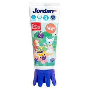 조르단 뉴스텝2 어린이 고불소 치약 포도향, 90g, 1개