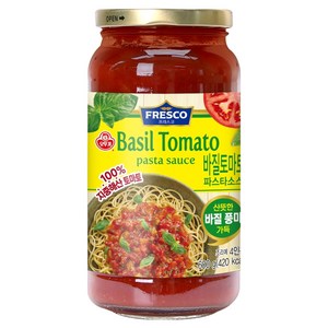 오뚜기프레스코 바질토마토 파스타소스, 600g, 1개