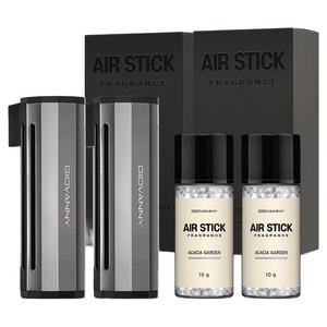 GIOVANNY 에어스틱 차량용 방향제 케이스 1p + 리필 10g 1p