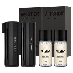 GIOVANNY 에어스틱 차량용 방향제 케이스 1p + 리필 10g 1p