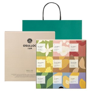 오설록 블루밍 티 기프트, 티백 9종 + 쇼핑..., 1세트