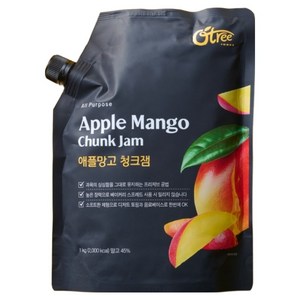 오트리 오트리푸드 애플망고 청크잼, 1kg, 1개