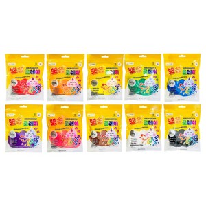 티니월드 뽀송클레이 50g x 10종 세트