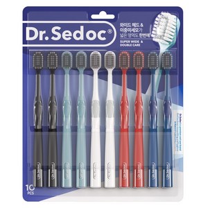 닥터세닥 슈퍼와이드 칫솔 5종, 10개입, 1세트