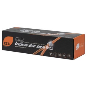 EZn이지엔 슬라이더 지퍼백 그래핀 에디션, 중(M), 15개입, 1개