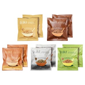룩트 그래놀라 클래스터 시리얼 5종 x 2p 세트, 25g, 1세트