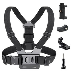 1991프로젝트 듀얼모드 액션캠 + 핸드폰 가슴 스트랩 세트
