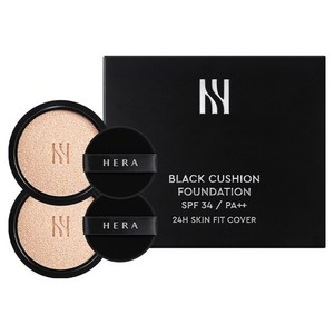헤라 블랙 쿠션 파운데이션 리필 듀오 15g 2p, 23N1, 2개
