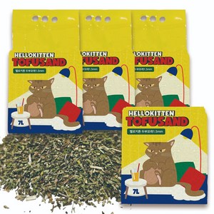 헬로키튼 초미세 고양이 두부모래 1.5mm