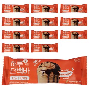 프로틴방앗간 하루단백바 제트 피넛버터 앤 초코맛, 40g, 12개
