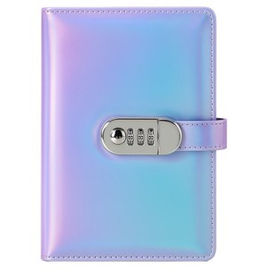 모더너리 시크릿 비밀 다이어리 일기장, 홀로그램 블루, 1개