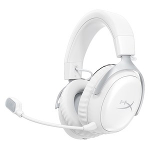 하이퍼엑스 클라우드3 S 무선 게이밍 헤드셋 AX6G1AA 화이트 200시간 멀티단자
