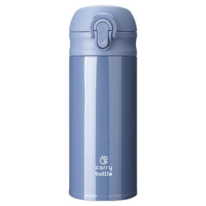 캐리보틀 이지보틀 보온병 텀블러, 350ml, 네이비, 1개