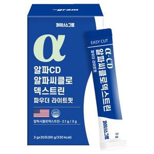 마이너스그램 알파CD 알파씨클로덱스트린 파우더 라이트핏 30p, 90g, 1개