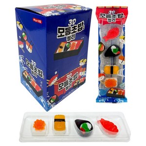 3D 모듬초밥모양 젤리, 40g, 12개