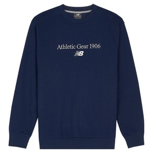 뉴발란스 여성용 세미 오버핏 W 에센셜 레터로고 맨투맨 NBNCFB0013