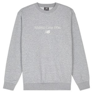 뉴발란스 여성용 세미 오버 W 에센셜 레터로고 맨투맨 NBNCFB0013